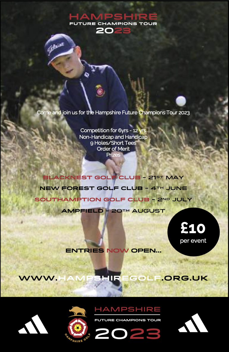New Junior Series- Live! Hampshire County Golf Union promotes golf not only across Hampshire and the Isle of Wight, but also the Channel Islands